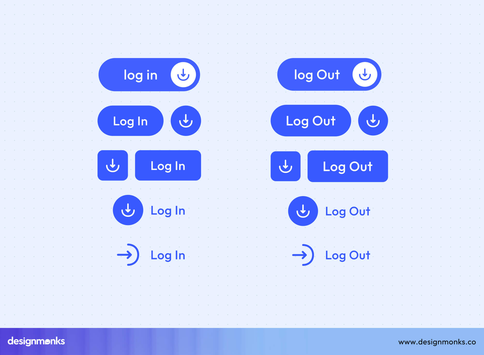 logout Button UI