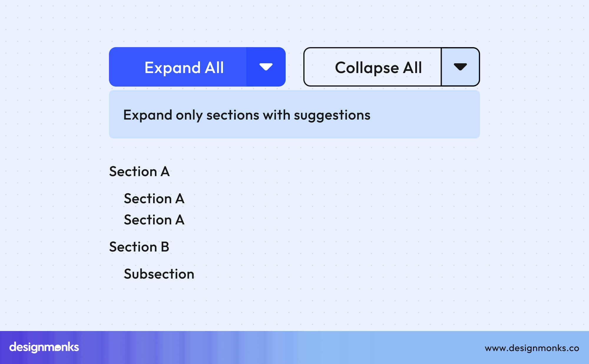 Expand All Button UI