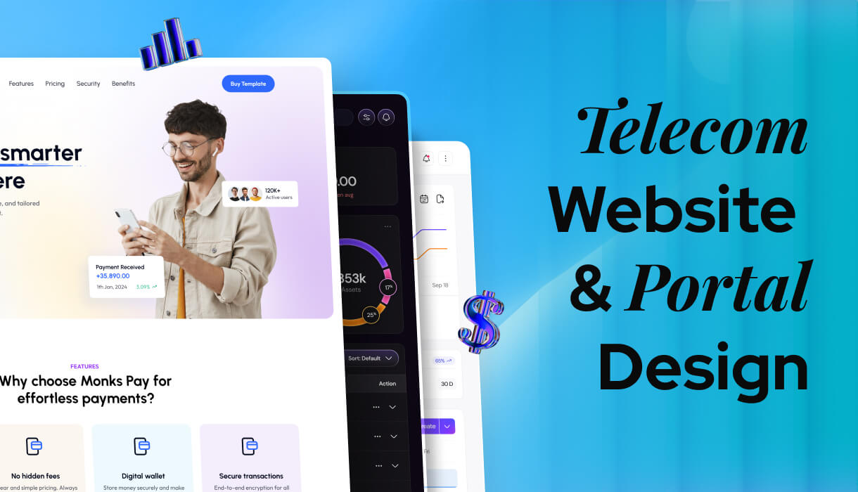 Telecom Website & Portal Design Strategies